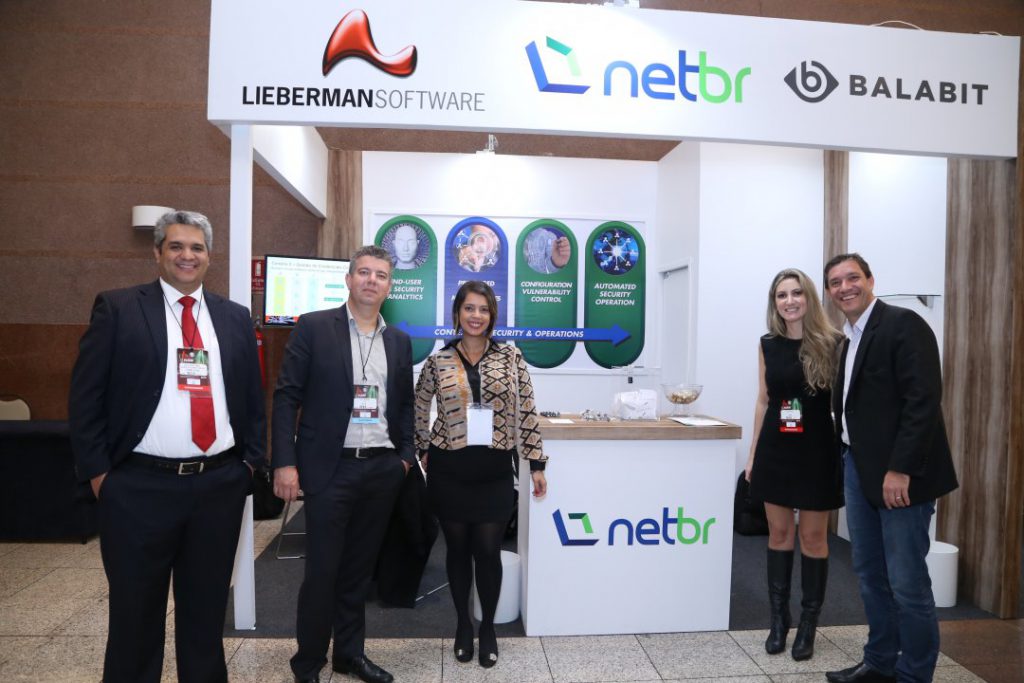 Equipe NetBr Carlos (Lieberman Software), Flavio Bontempo, Ayesha Miranda, Flavia Alves e Andre Facciolii